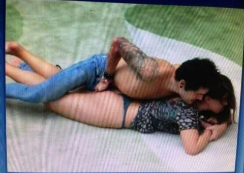 Vazou na web: Momento íntimo entre Nasser e Andressa